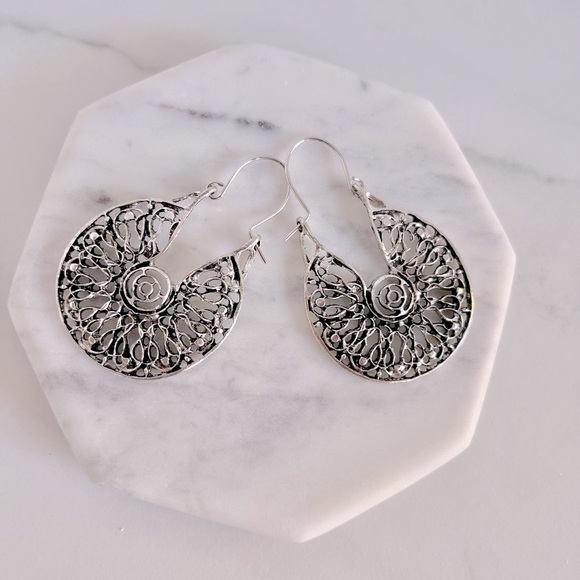 Sunshine Accessories Jewelry - RESERVED For Pizzaboxbiz 7/$35 SILVER EARRINGS